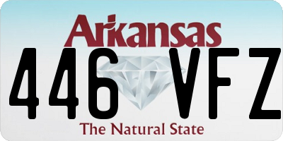 AR license plate 446VFZ