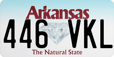 AR license plate 446VKL