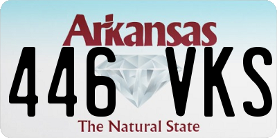 AR license plate 446VKS