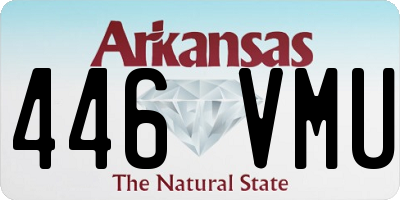 AR license plate 446VMU