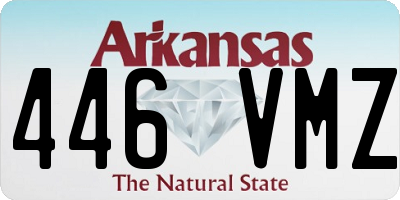 AR license plate 446VMZ