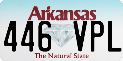 AR license plate 446VPL