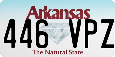 AR license plate 446VPZ