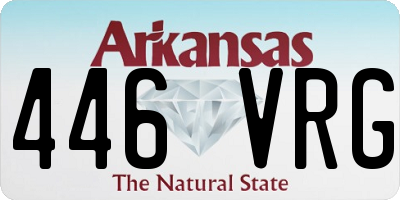 AR license plate 446VRG