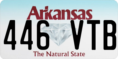 AR license plate 446VTB