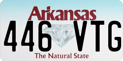 AR license plate 446VTG