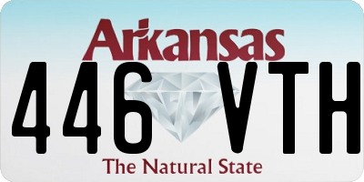 AR license plate 446VTH