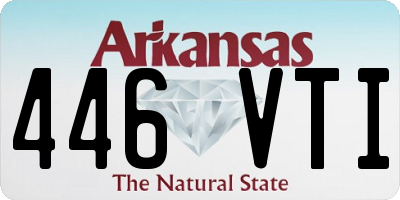 AR license plate 446VTI