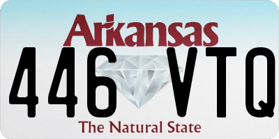 AR license plate 446VTQ