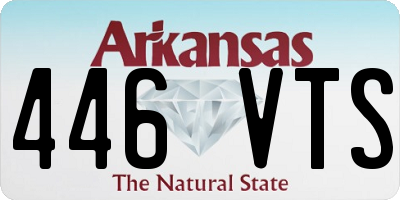 AR license plate 446VTS