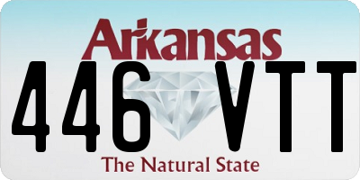 AR license plate 446VTT