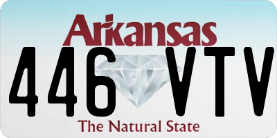 AR license plate 446VTV