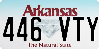AR license plate 446VTY