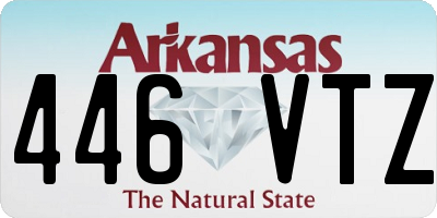 AR license plate 446VTZ