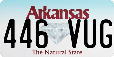 AR license plate 446VUG