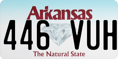 AR license plate 446VUH
