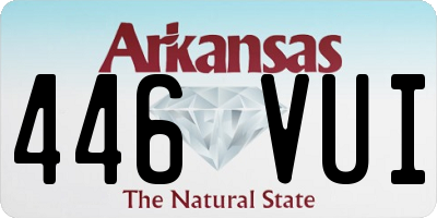 AR license plate 446VUI