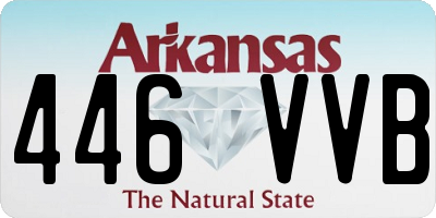 AR license plate 446VVB