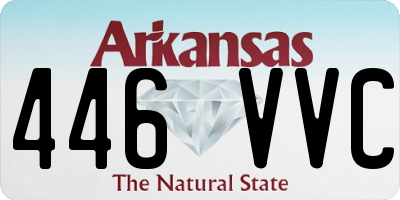 AR license plate 446VVC