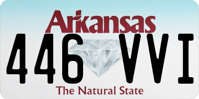 AR license plate 446VVI
