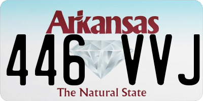 AR license plate 446VVJ