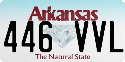 AR license plate 446VVL