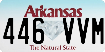 AR license plate 446VVM