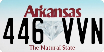 AR license plate 446VVN