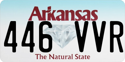 AR license plate 446VVR