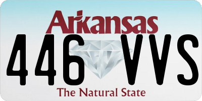 AR license plate 446VVS