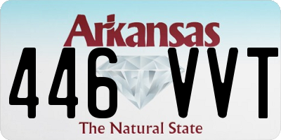 AR license plate 446VVT