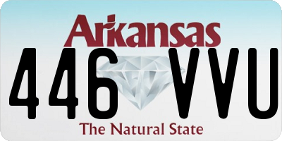 AR license plate 446VVU