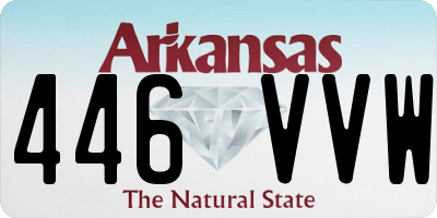 AR license plate 446VVW