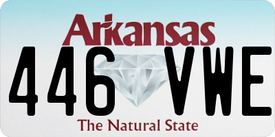 AR license plate 446VWE