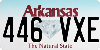 AR license plate 446VXE