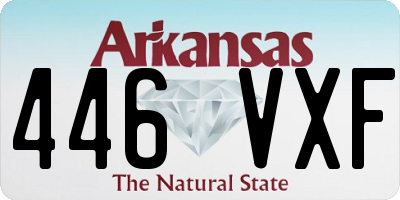 AR license plate 446VXF