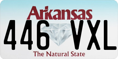 AR license plate 446VXL