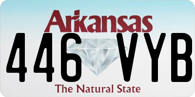 AR license plate 446VYB