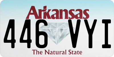 AR license plate 446VYI