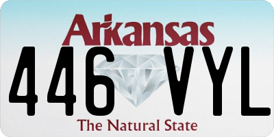 AR license plate 446VYL