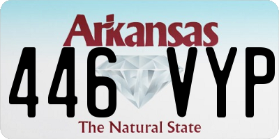 AR license plate 446VYP