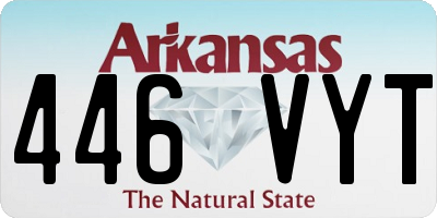 AR license plate 446VYT