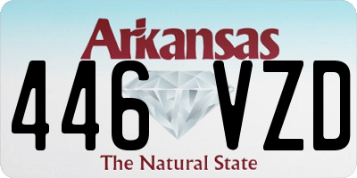 AR license plate 446VZD