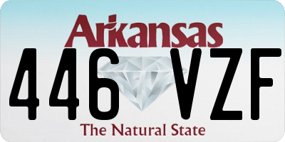 AR license plate 446VZF