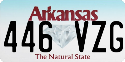 AR license plate 446VZG