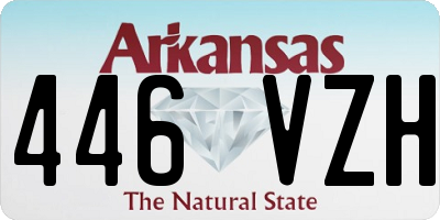 AR license plate 446VZH
