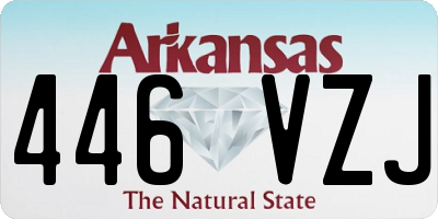 AR license plate 446VZJ