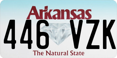 AR license plate 446VZK