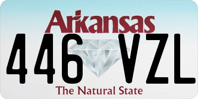 AR license plate 446VZL