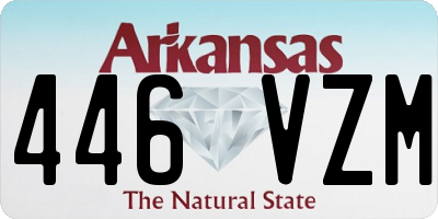 AR license plate 446VZM